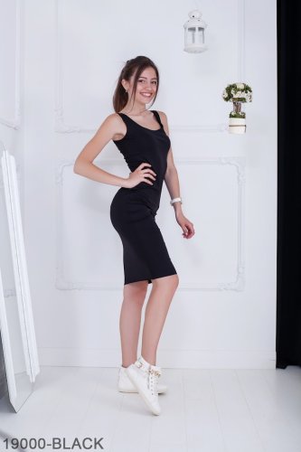 Жіноче плаття Подіум Kerry 19000-BLACK XS Чорний - SvitStyle