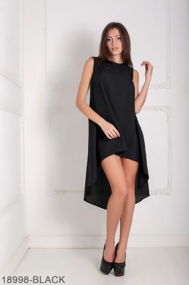 Жіноче плаття Подіум Feder 18998-BLACK XS Чорний - 8583075 - SvitStyle