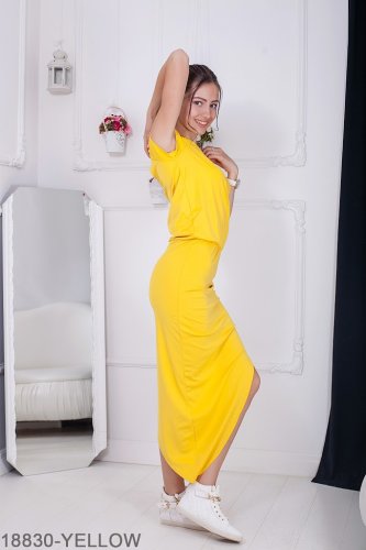 Жіноче плаття Подіум Melisa 18830-YELLOW XS Жовтий - SvitStyle