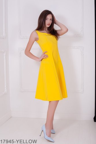 Жіноче плаття Подіум Alexa 17945-YELLOW XS Жовтий - SvitStyle