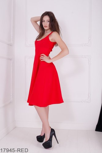 Жіноче плаття Подіум Alexa 17945-RED XS Червоний - SvitStyle