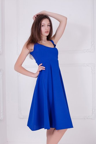 Жіноче плаття Подіум Alexa 17945-BLUE XS Синій - SvitStyle