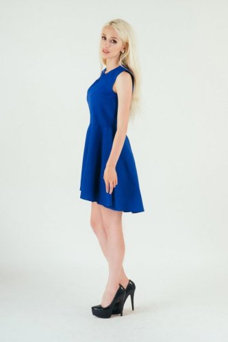 Жіноче плаття Подіум Kendis 17944-BLUE XS Синій - SvitStyle
