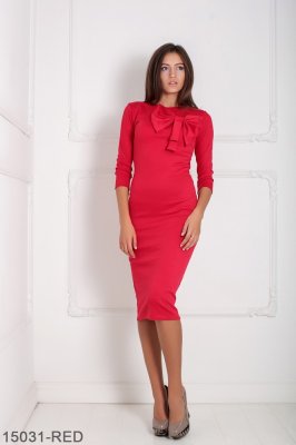 Жіноче плаття Подіум Malabari 15031-RED S Червоний - 8583407 - SvitStyle