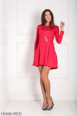 Жіноче плаття Подіум Alay 15006-RED S Червоний - 8583417 - SvitStyle