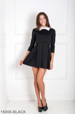 Жіноче плаття Подіум Oxyria 15005-BLACK S Чорний - 8583423 - SvitStyle