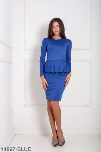 Жіноче плаття Подіум Cranefly 14897-BLUE S Синій - SvitStyle
