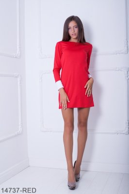 Жіноче плаття Подіум Venezuela 14737-RED S Червоний - 8583456 - SvitStyle