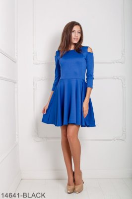 Жіноче плаття Подіум Tenaris 14641-BLUE S Синій - 8583464 - SvitStyle