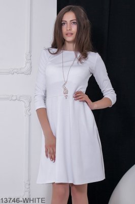 Жіноче плаття Подіум Fenberries 13746-WHITE S Білий - 8583610 - SvitStyle