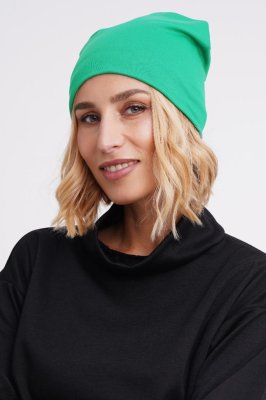 Жіноча шапка Подіум Jersey 20479-GREEN uni Зелений - 8590117 - SvitStyle