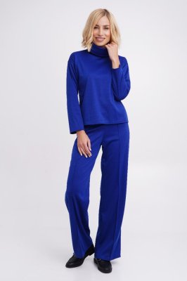 Жіночий спортивний костюм гольф + штани кльош Подіум 28225-BLUE XS Синій - 8590129 - SvitStyle