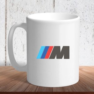 Біла кружка (чашка) з логотипом автомобіля "BMW m series" - 8197180 - SvitStyle