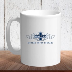 Біла кружка (чашка) з логотипом автомобіля "Morgan Motors" - 8197207 - SvitStyle