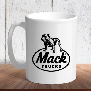 Біла кружка (чашка) з логотипом автомобіля "Mack" - 8197218 - SvitStyle