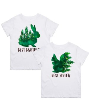 Парні футболки з принтом "Best brother. Best sister" Push IT - 8200281 - SvitStyle