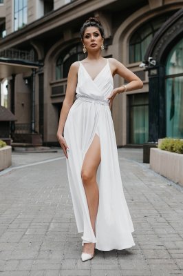 Елегантна сукня "Бьонсі" білого кольору м. Харків - 8553218 - SvitStyle