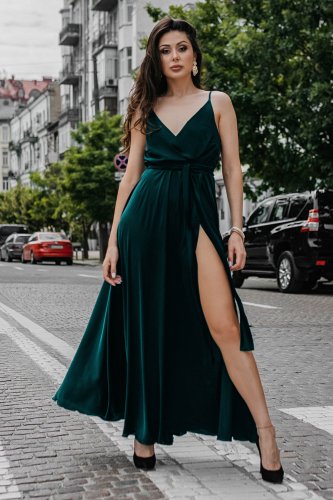 Елегантна сукня Бьонсі смарагдового кольору м. Харків - SvitStyle