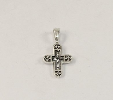 Крест распятие христа Maxi Silver 7529 - SvitStyle