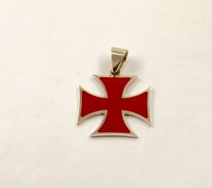 Мальтийский крест Maxi Silver 8628 - 8589965 - SvitStyle