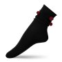 Елегантні якісні шкарпетки для жінок з помпонами від V&T Socks (1)