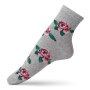 Бавовняні шкарпетки для жінок з яскравими трояндами від V&T Socks (1)