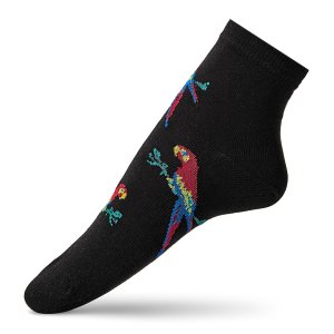 Дизайнерські жіночі шкарпетки з яскравими папугами від V&T Socks - 6355966 - SvitStyle
