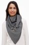 Стильний шарф двосторонній шарф з оригінальною застібкою кільця, унісекс My Scar (2)