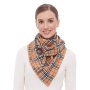 Дизайнерський бежевий шарф у клітку від бренду MyScarf (4)