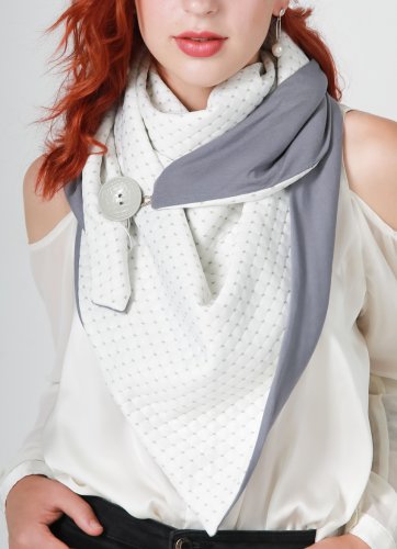 Шарф-бактус Единбург, жіночий шарф, великий жіночий шарф, подарунок жінці - SvitStyle