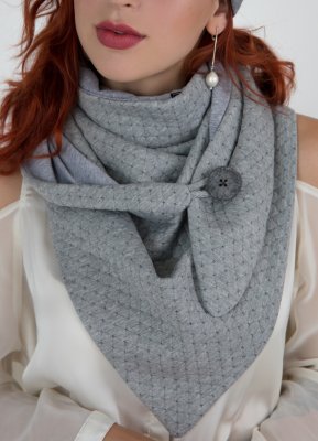 Шарф-бактус "Единбург", жіночий шарф, великий жіночий шарф, подарунок жінці - 6757453 - SvitStyle