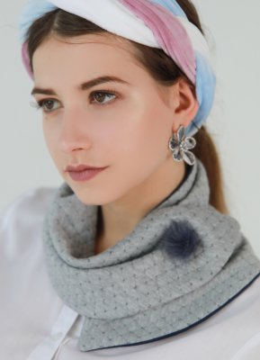 Шарф-бактус "Единбург", жіночий шарф, великий жіночий шарф, подарунок жінці - 6757455 - SvitStyle