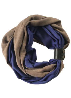 Кашеміровий шарф"Мілан ", шарф снуд, шарф бактус, зимовий жіночий шарф, великий ж - SvitStyle