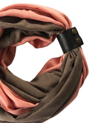 Кашеміровий шарф"Мілан ", шарф снуд, шарф бактус, зимовий жіночий шарф, великий ж - SvitStyle