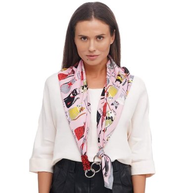  Шовкова хустка від бренду my scarf,  шийна хустка, подарунок жінці - SvitStyle