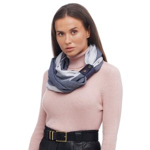 Кашеміровий шарф "Мілан", шарф снуд, шарф бактус - 7806149 - SvitStyle