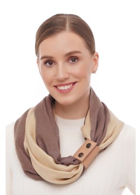 Кашеміровий шарф "Мілан", шарф снуд, шарф бактус - 8041834 - SvitStyle