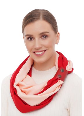 Кашеміровий шарф "Мілан", шарф снуд, шарф бактус - 8041835 - SvitStyle