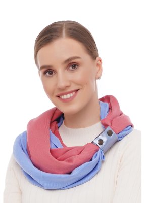 Кашеміровий шарф "Мілан", шарф снуд, шарф бактус - 8041836 - SvitStyle