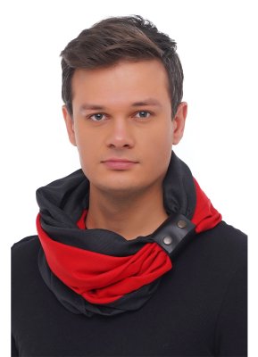 Кашеміровий шарф "Мілан", шарф снуд, шарф бактус, зимовий шарф - SvitStyle