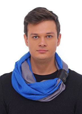 Кашеміровий шарф "Мілан", шарф снуд, шарф бактус, зимовий шарф - 8041870 - SvitStyle
