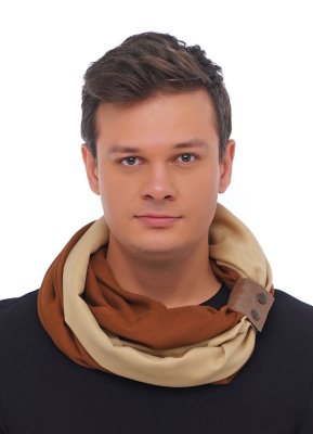 Кашеміровий шарф "Мілан", шарф снуд, шарф бактус, зимовий шарф - 8041871 - SvitStyle