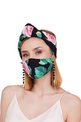Літній набір маска + ланцюжок для маски - SvitStyle