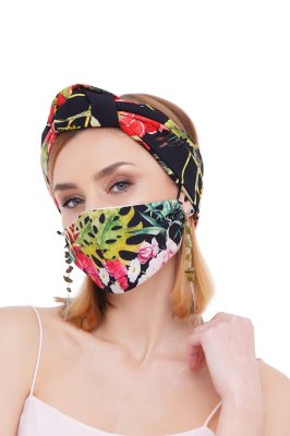 Літній набір маска + ланцюжок для маски - 8213121 - SvitStyle