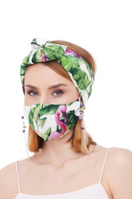 Літній набір маска + ланцюжок для маски - SvitStyle