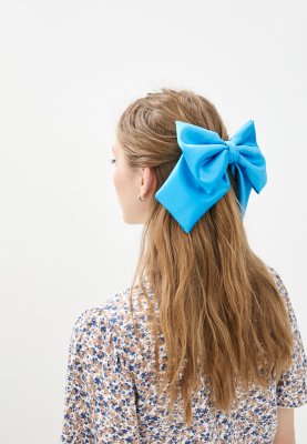 Великий блакитний luxury бант - прикраса для волосся від myscarf - 8250612 - SvitStyle