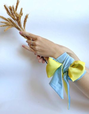 Стильна краватка твіллі Україна, стрічка для волосся від myscarf - 8436182 - SvitStyle