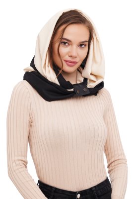 Кашеміровий шарф "Мілан", шарф снуд, шарф бактус, зимовий жіночий шарф, великий  - 8466844 - SvitStyle