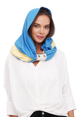 Кашеміровий шарф "Мілан", шарф снуд, шарф бактус, зимовий жіночий шарф, великий  - 8466847 - SvitStyle