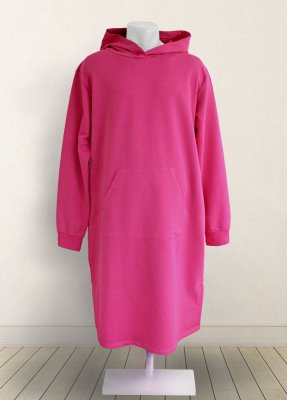 Сукня-худі жіноча Malta малинове - 8618593 - SvitStyle